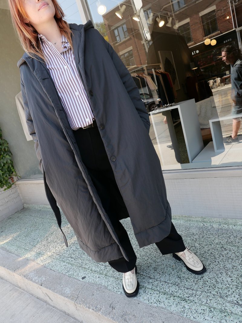 Studio Nicholson KARIBA COAT - BLACK Studio Nicholson KARIBA COAT - BLACK