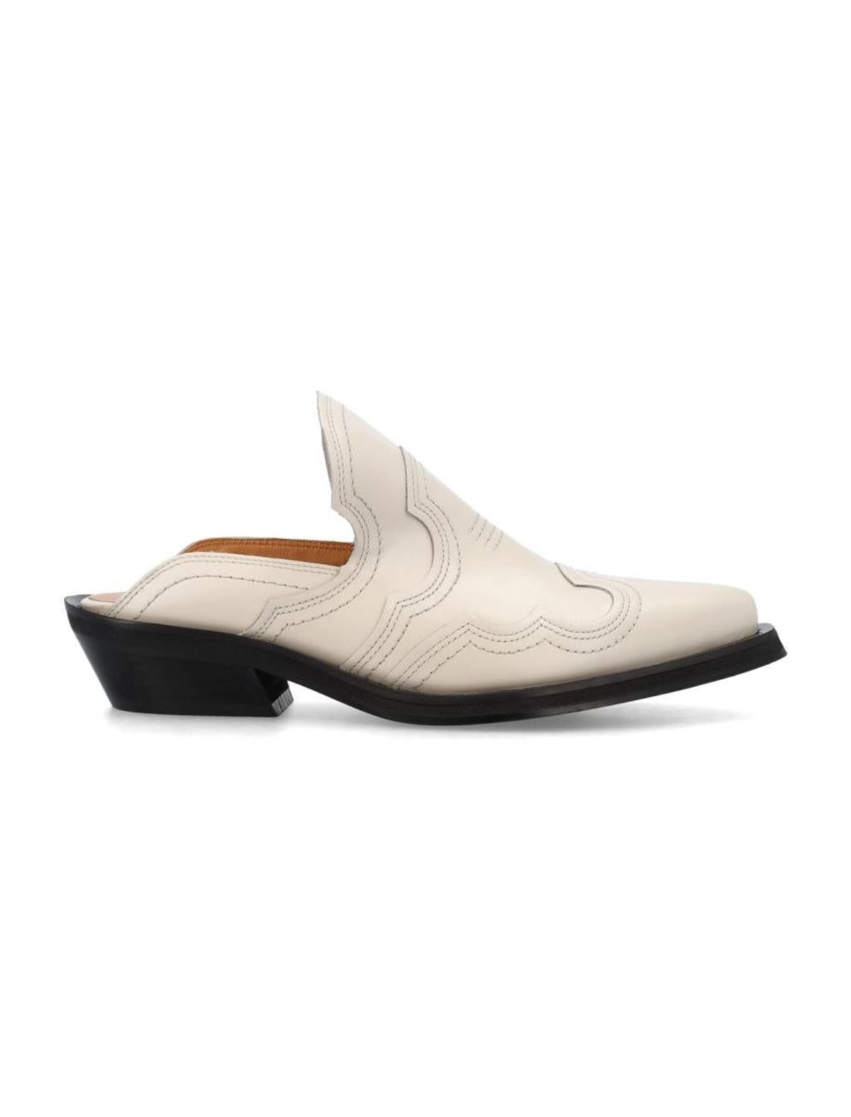 GANNI Western Mules | Garmentory