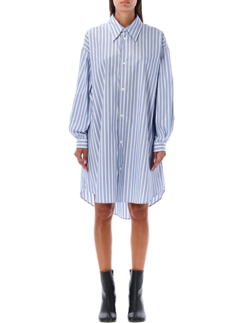 MM6 MAISON MARGIELA Shirt striped dress | Garmentory