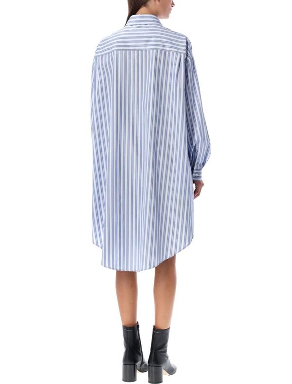 MM6 STRIPED OVERSIZED SHIRT DRESS MM6 STRIPED OVERSIZED SHIRT DRESS