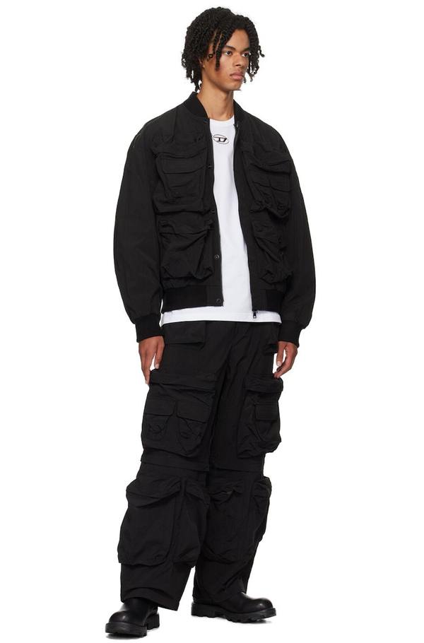 Diesel Black P-Staind Cargo Pants | Garmentory