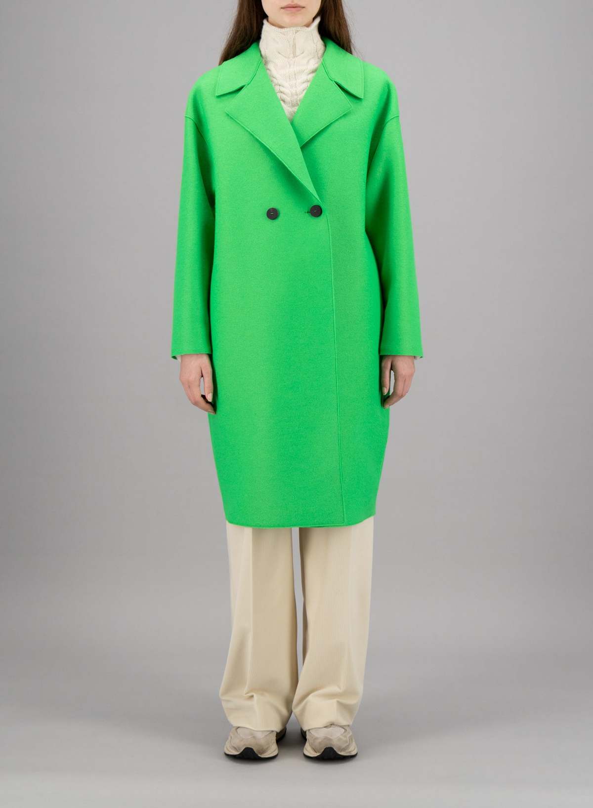 雰囲気◎ ~00's Japan製 Green Wool Half Coat Kapital 8G Cotton Wool NICKEL 