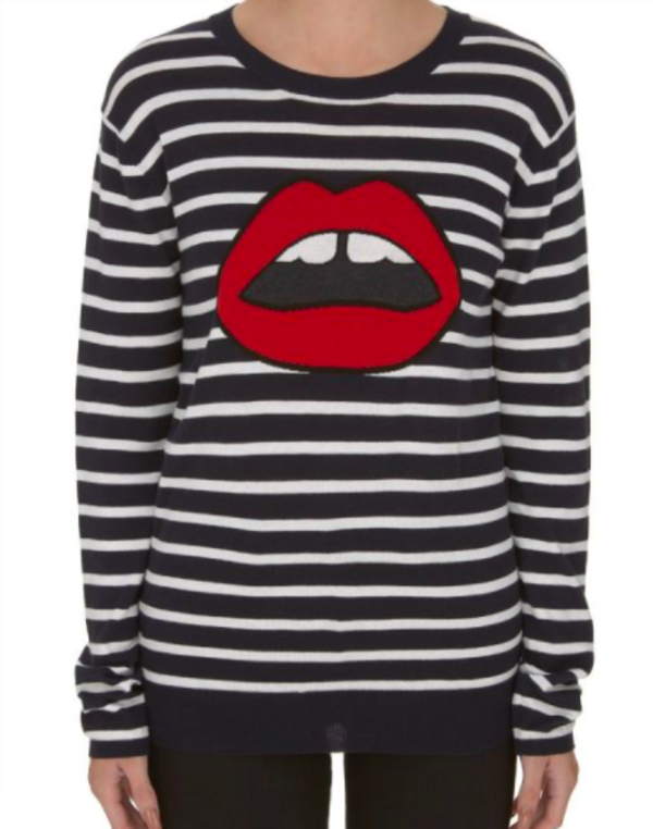 markus lupfer red lips jumper