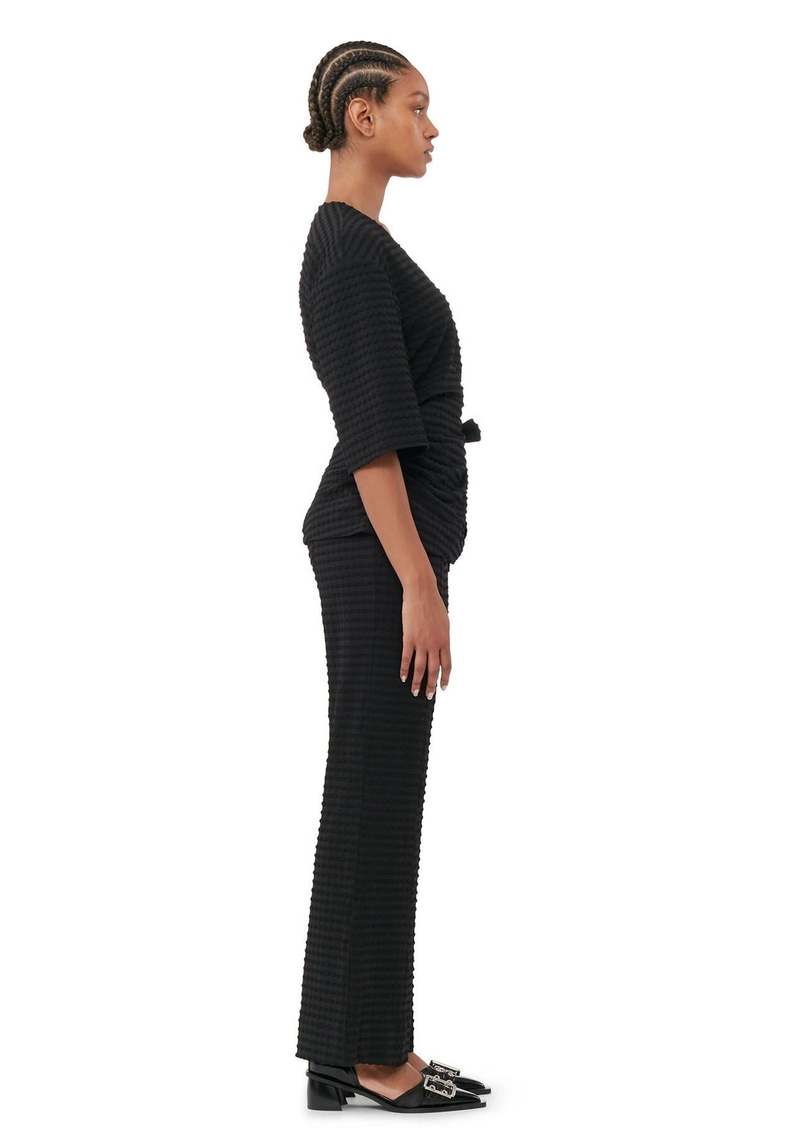 Seersucker Pull-On Crop Pant | LaneBryant