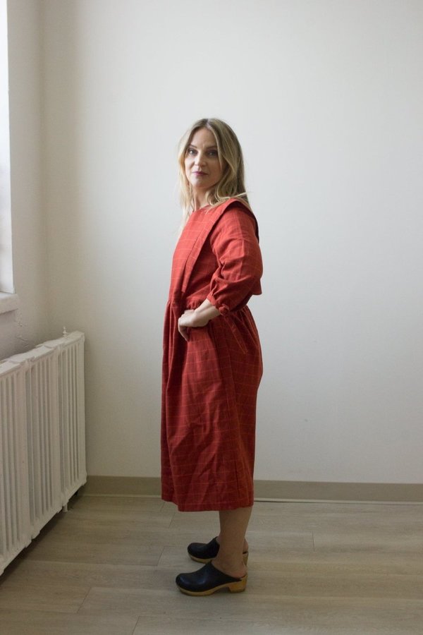 Eve Gravel Kelowna Dress Burnt Orange Garmentory