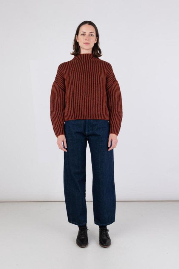 Micaela Greg INES SWEATER - RUST