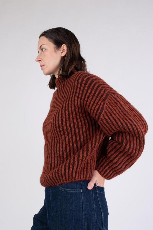 Micaela Greg INES SWEATER - RUST