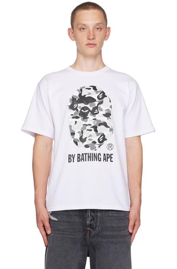 BAPE White ABC Camo T-Shirt Garmentory