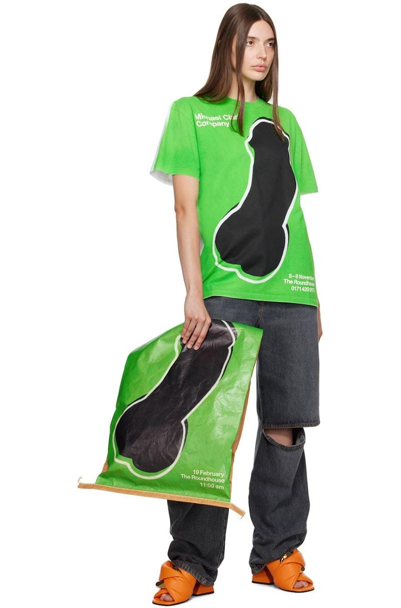 JW Anderson White & Green Michael Clark Edition T-Shirt