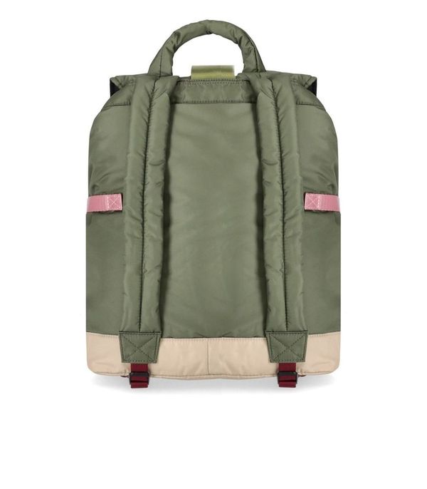 GANNI TECH MILITARY BACKPACK - GREEN | Garmentory
