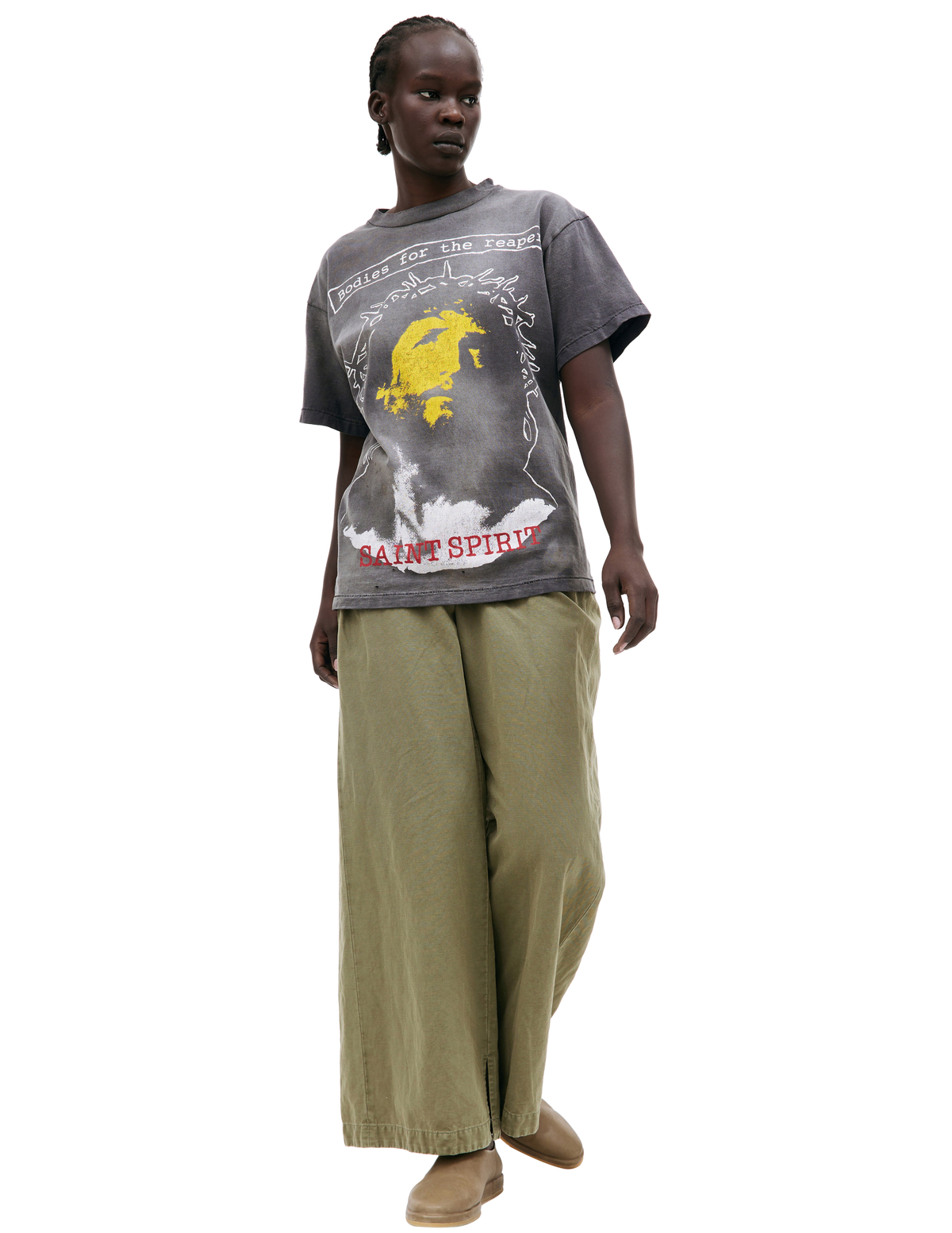 Saint Michael Bodies For The Reaper Printed T-shirt | Garmentory