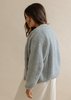 Micaela Greg Twist Cardigan - Steel Blue - Thumbnail 4