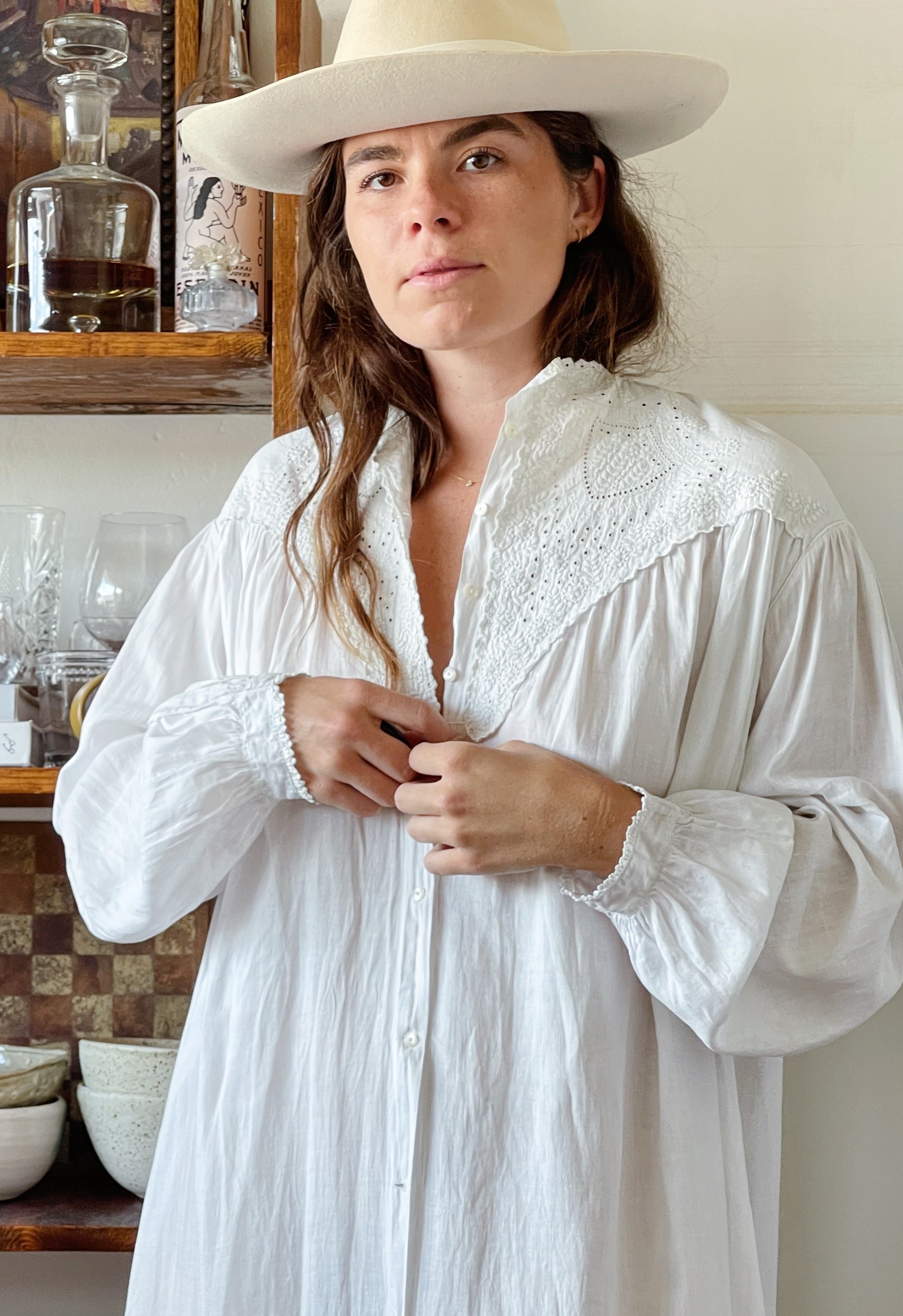 Edwardian Embroidered Nightgown | Garmentory