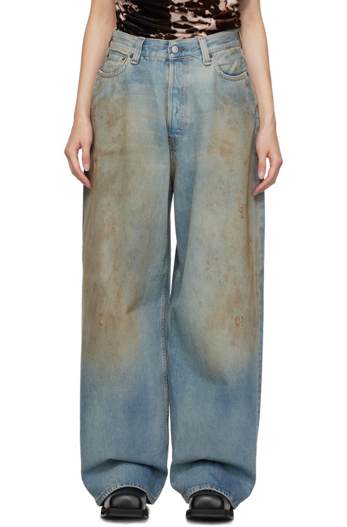 Acne Studios Blue Super Baggy Fit Jeans | Garmentory