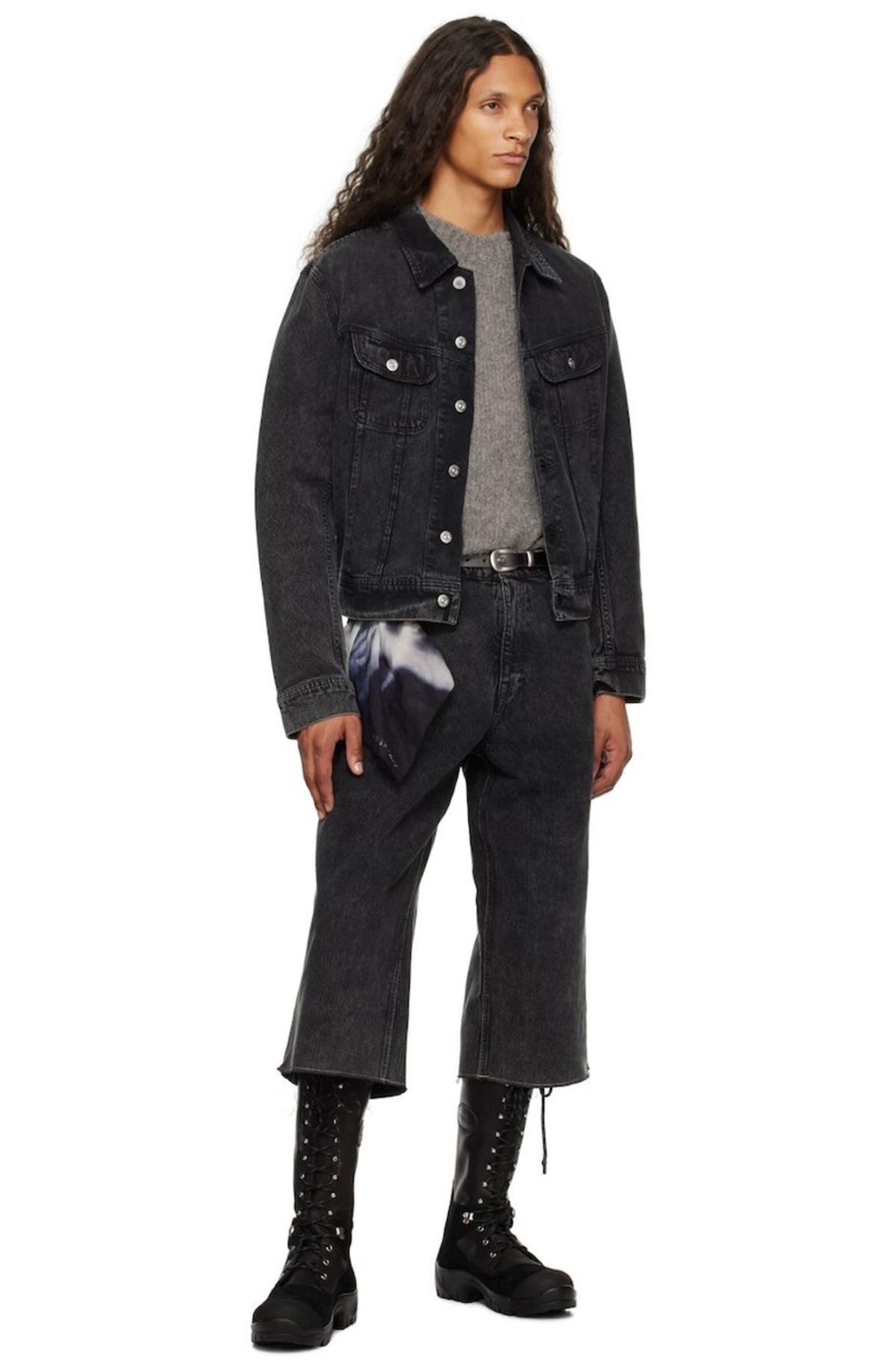 Our Legacy Rodeo Denim Jacket - Overdyed Black | Garmentory