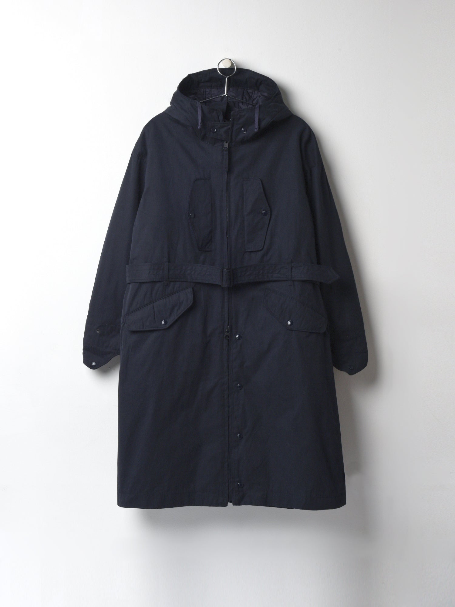 Engineered Garments PC Coated Cloth Storm Coat - Dark Navy