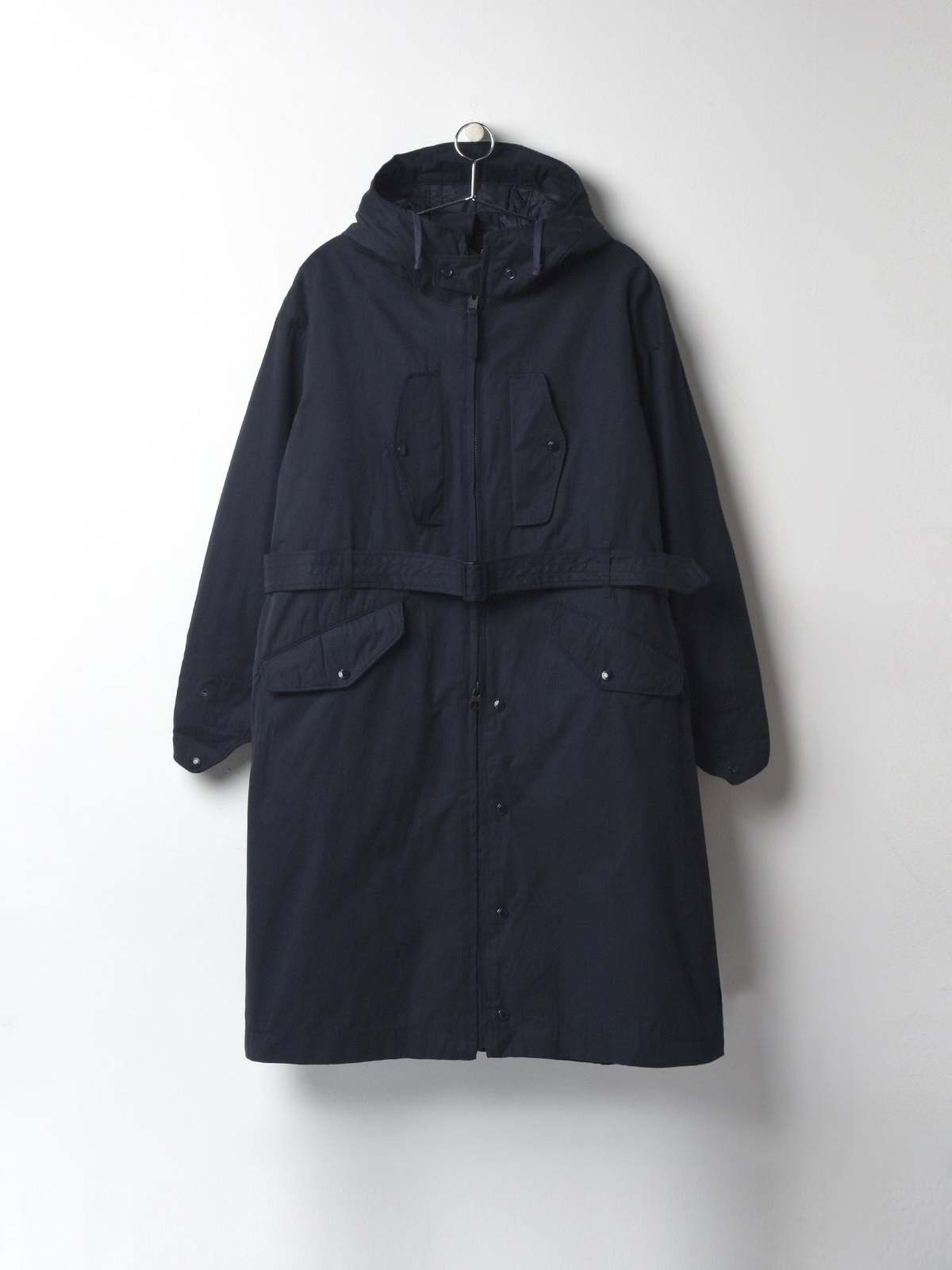 Engineered Garments PC Coated Cloth Storm Coat - Dark Navy