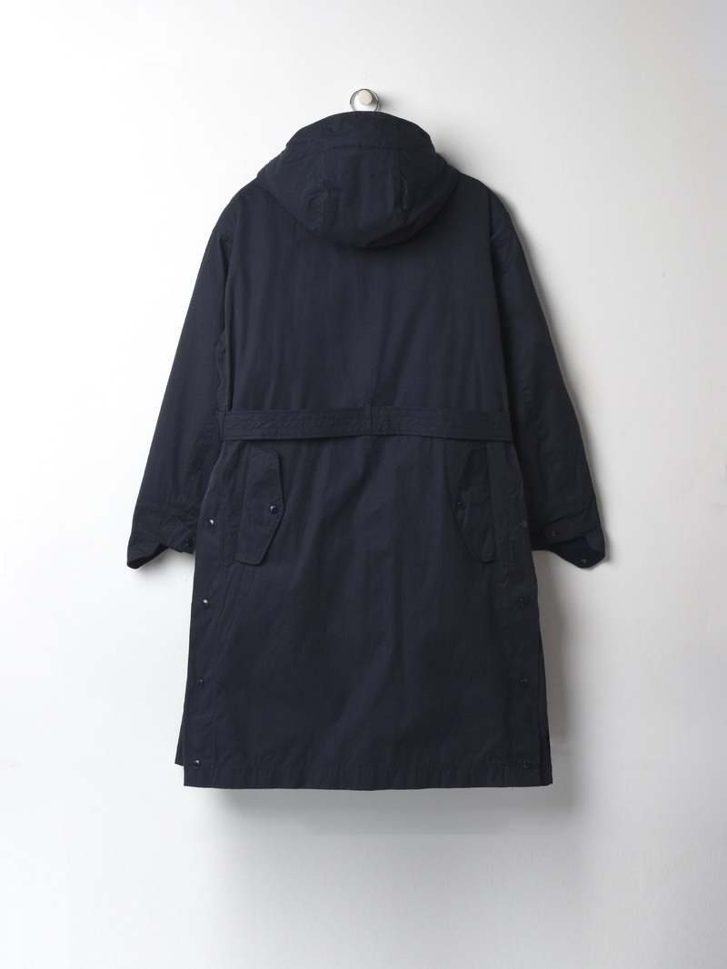 Engineered Garments PC Coated Cloth Storm Coat - Dark Navy