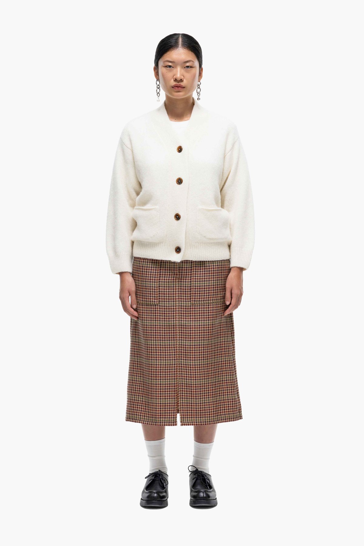 Our Sister The Dolphin Cardigan - Ecru - Image 1 of 4