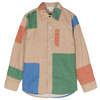 Kids STELLA MCCARTNEY Child Denim Shirt - Brown Colour Block - Thumbnail 1