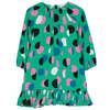 Kids STELLA MCCARTNEY Child Dress - Green With Abstract Dot Print - Thumbnail 1