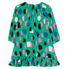 Kids STELLA MCCARTNEY Child Dress - Green With Abstract Dot Print - Thumbnail 2