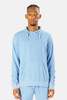 04651/ Terry Turtle Neck - Blue - Thumbnail 1