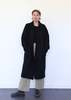 Lauren Manoogian Double Face Long Coat - Black Melange - Thumbnail 2