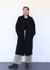 Lauren Manoogian Double Face Long Coat - Black Melange - Thumbnail 5