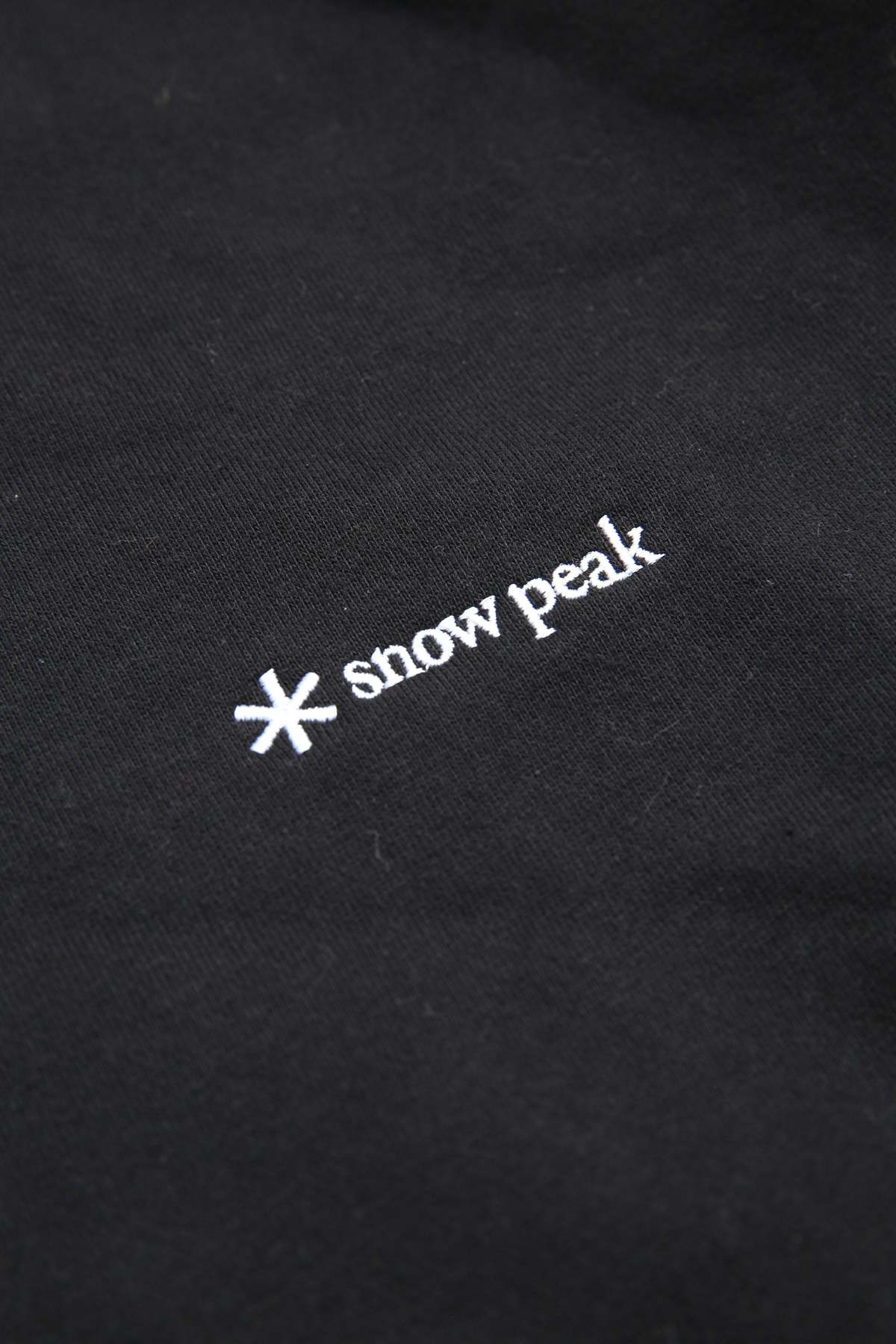 Snow Peak Logo Sweat Pullover - Black | Garmentory, image size:1200x1800