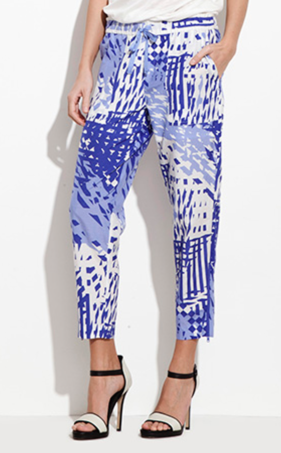 Theonne violet printed pants Theonne violet printed pants