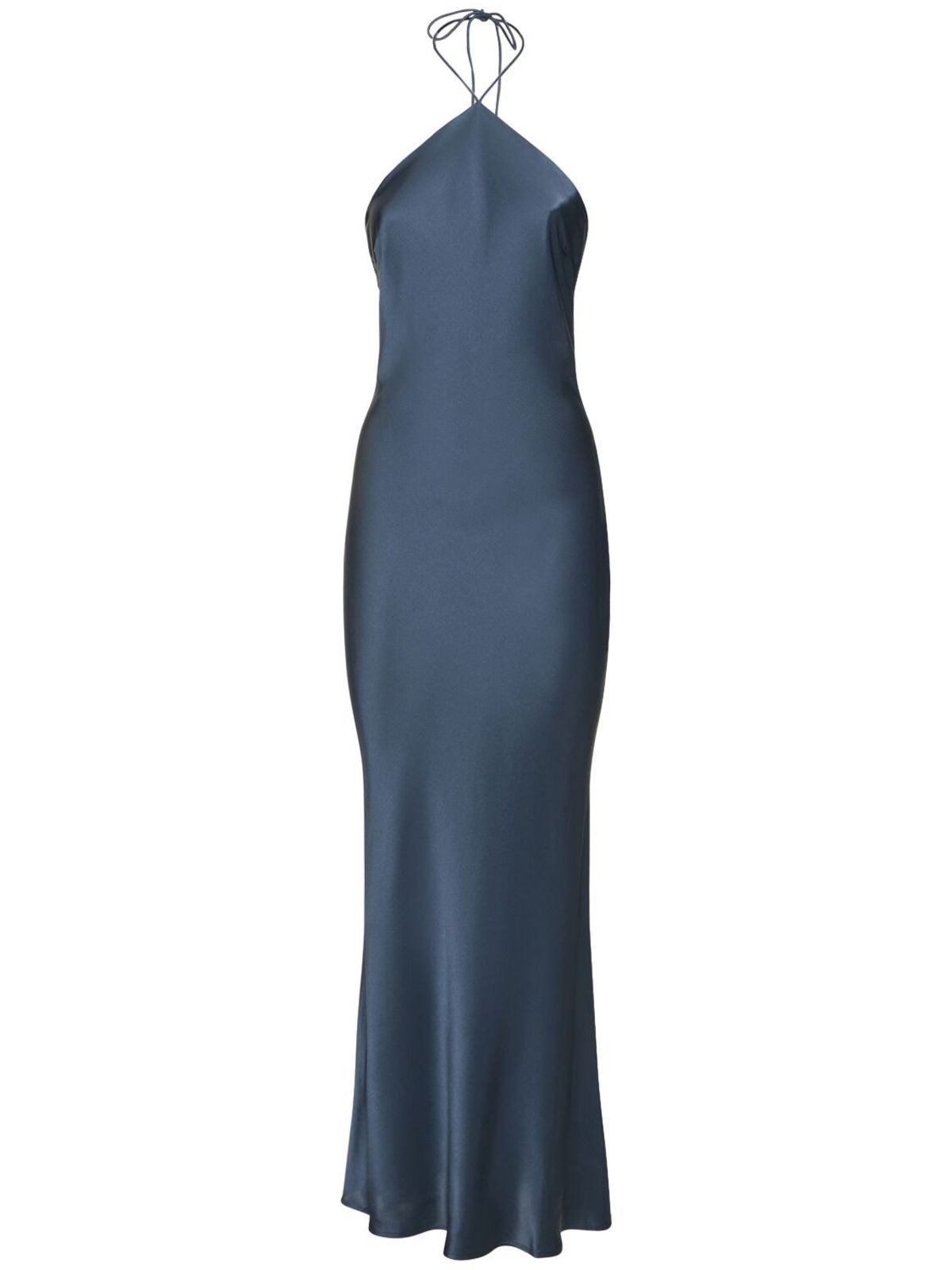 leanne midi dress Leanne shirred gingham organic cotton-voile midi dress - midnight blue