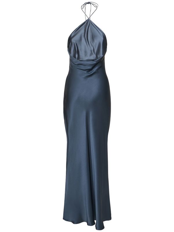 princess polly baby blue dress Amazon.com: Satin Halter Backless Silt Midi Dress for Women 2024 Elegant  Formal High Neck Cowl Back Silk Wedding Guest Sexy Dresses Black :  Clothing, Shoes & Jewelry
