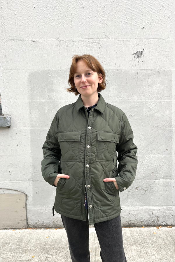 TAION Military CPO Down Shirt - Olive