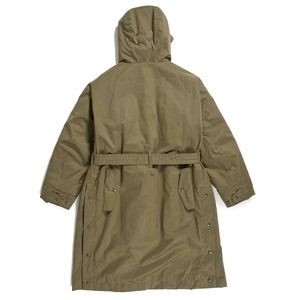 Engineered Garments PC Coated Cloth Storm Coat - Olive | Garmentory