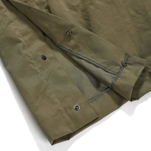 Engineered Garments PC Coated Cloth Storm Coat - Olive | Garmentory