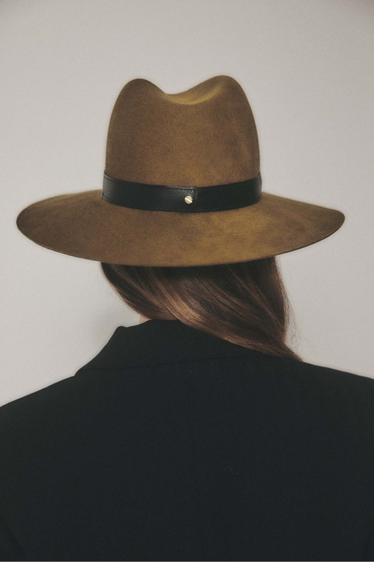 Janessa Leone Paola Hat NEW JANESSA LEONE paola fedora hats in olive main image 2