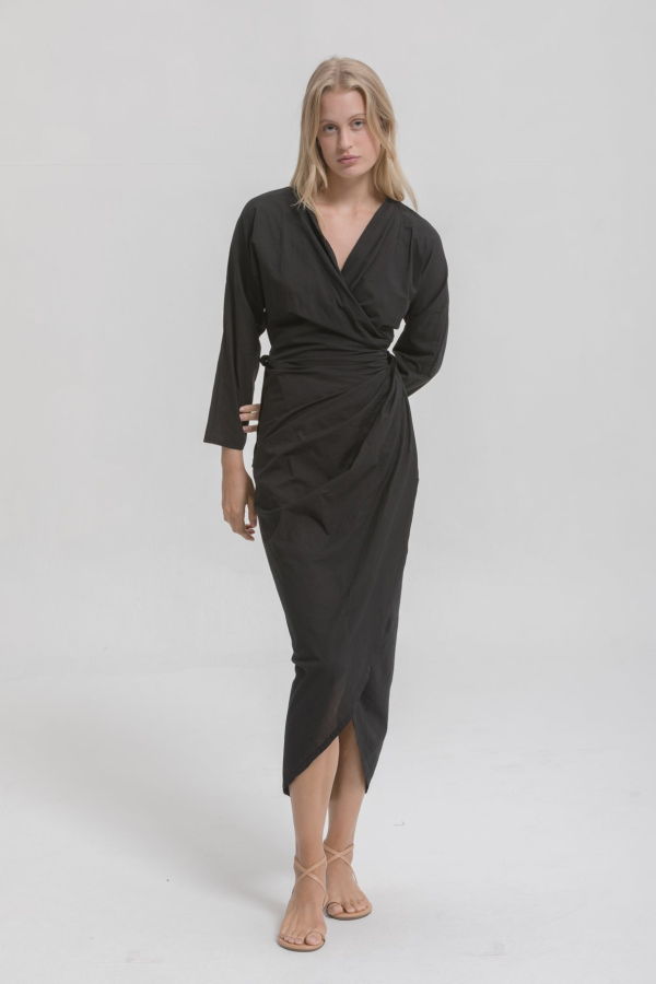 Cali Dreaming Tulip Wrap Dress