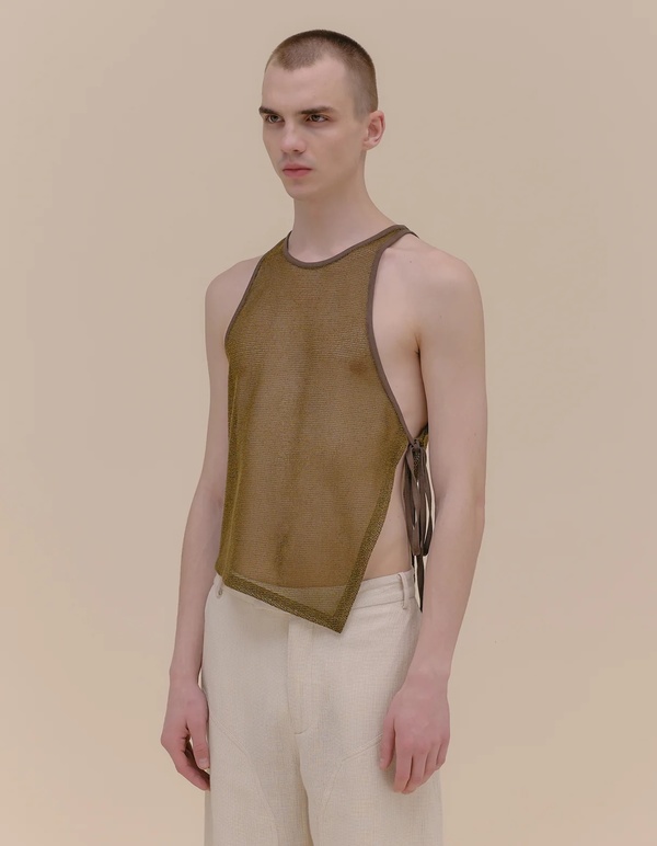 ECKHAUS LATTA Sheer UV Tank - Kelp | Garmentory