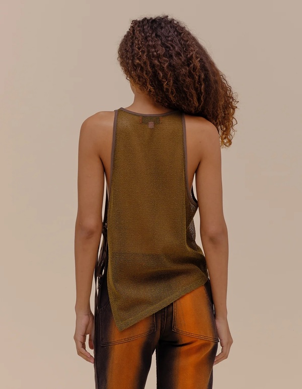 ECKHAUS LATTA Sheer UV Tank - Kelp | Garmentory