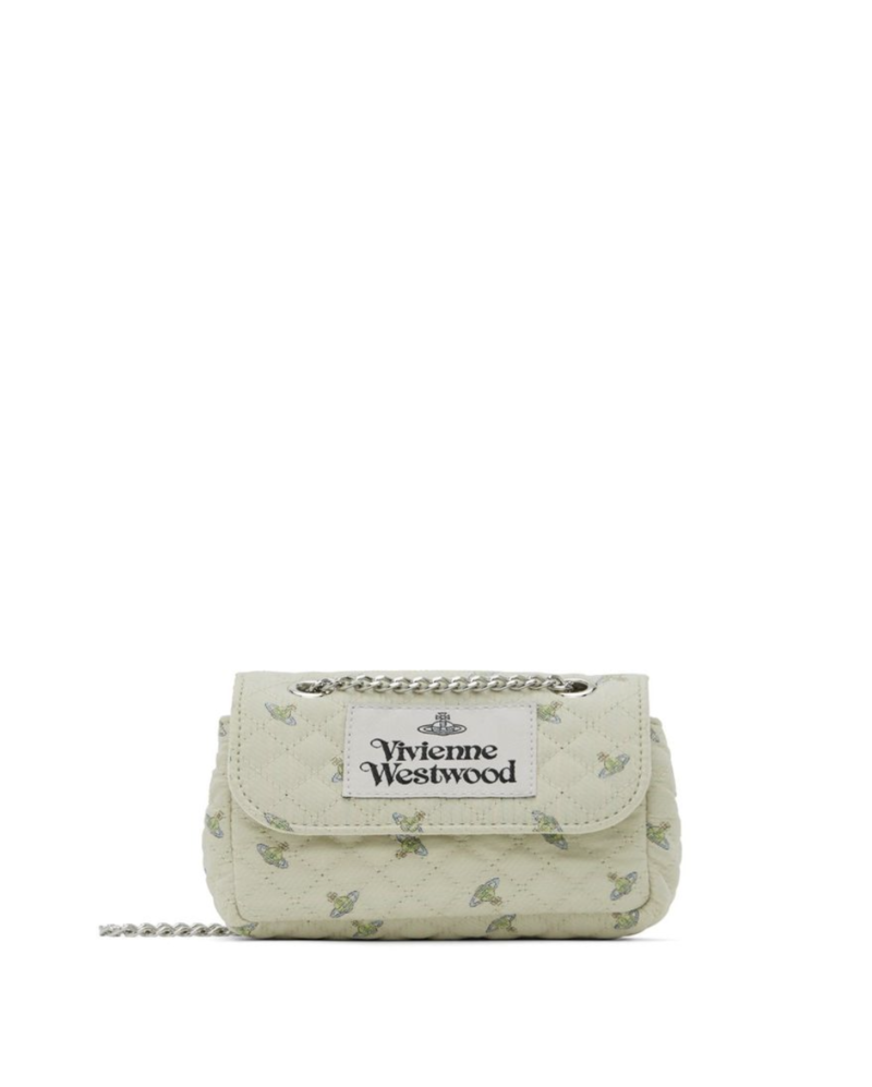 【関税&送料込】Vivienne Westwood Small Purse Bag Vivienne Westwood Small Purse Chain Bag Grain Leather Black