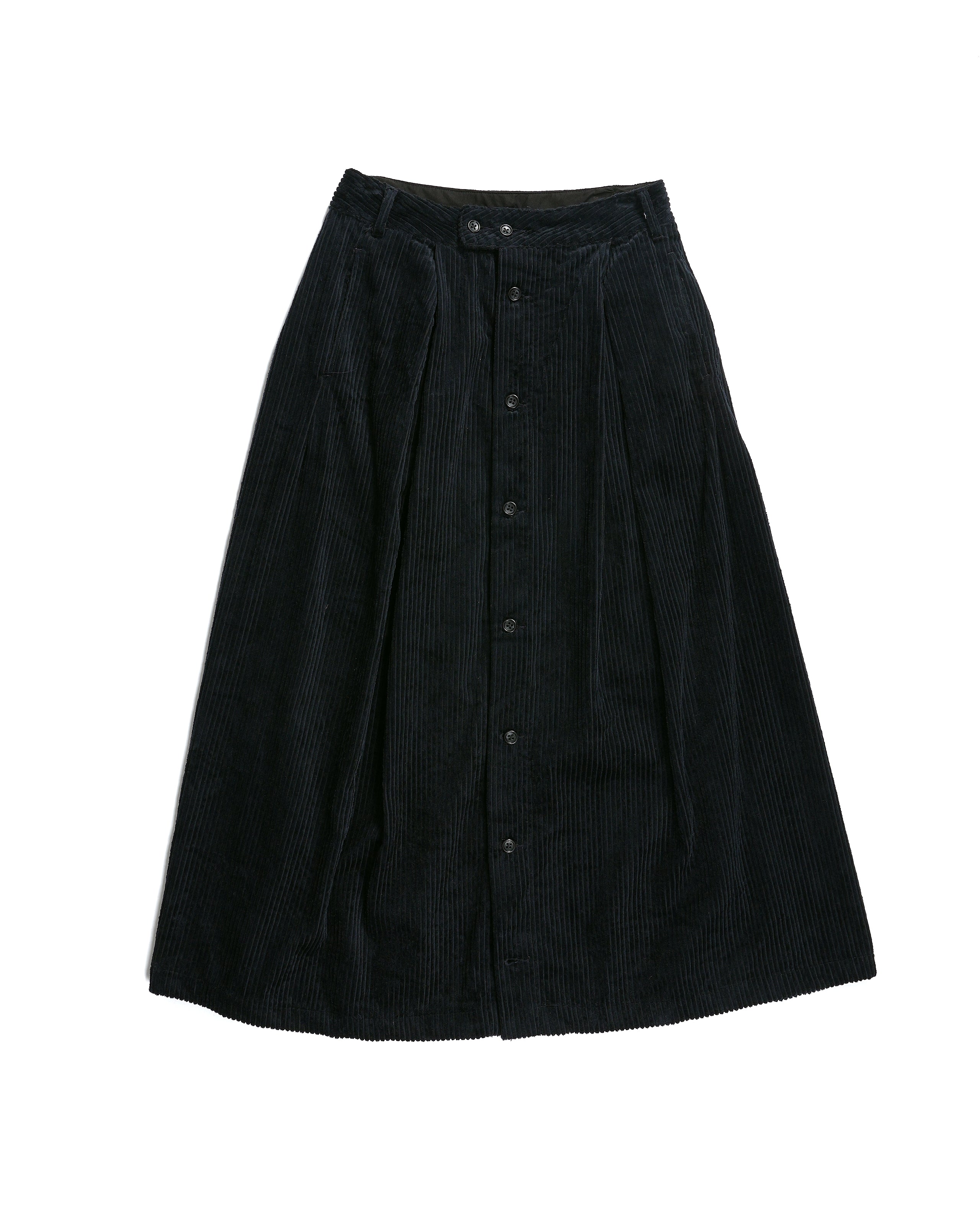 Engineered Garments｜SKIRTS (Tuck Skirt A - Dk Navy Cott Tuck Skirt Dark Navy 4.5W Corduroy | Engineered Garments