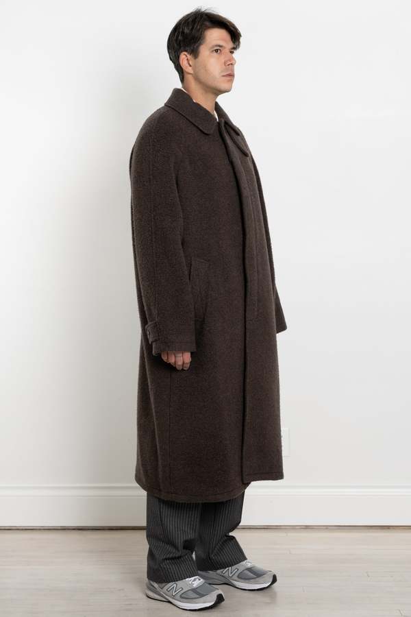 mfpen Installation Coat Fuzz Recycled Wool - Brown | Garmentory