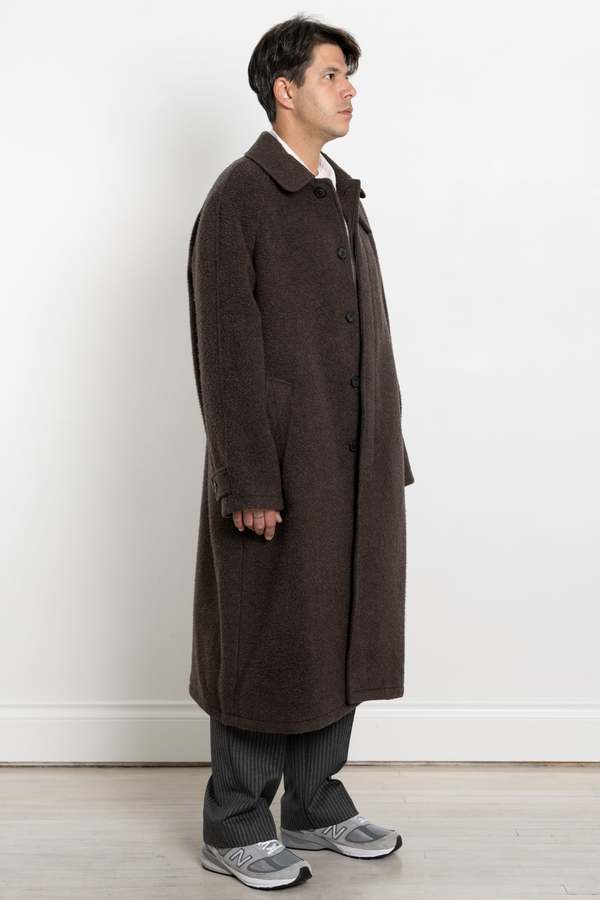 mfpen Installation Coat Fuzz Recycled Wool - Brown | Garmentory