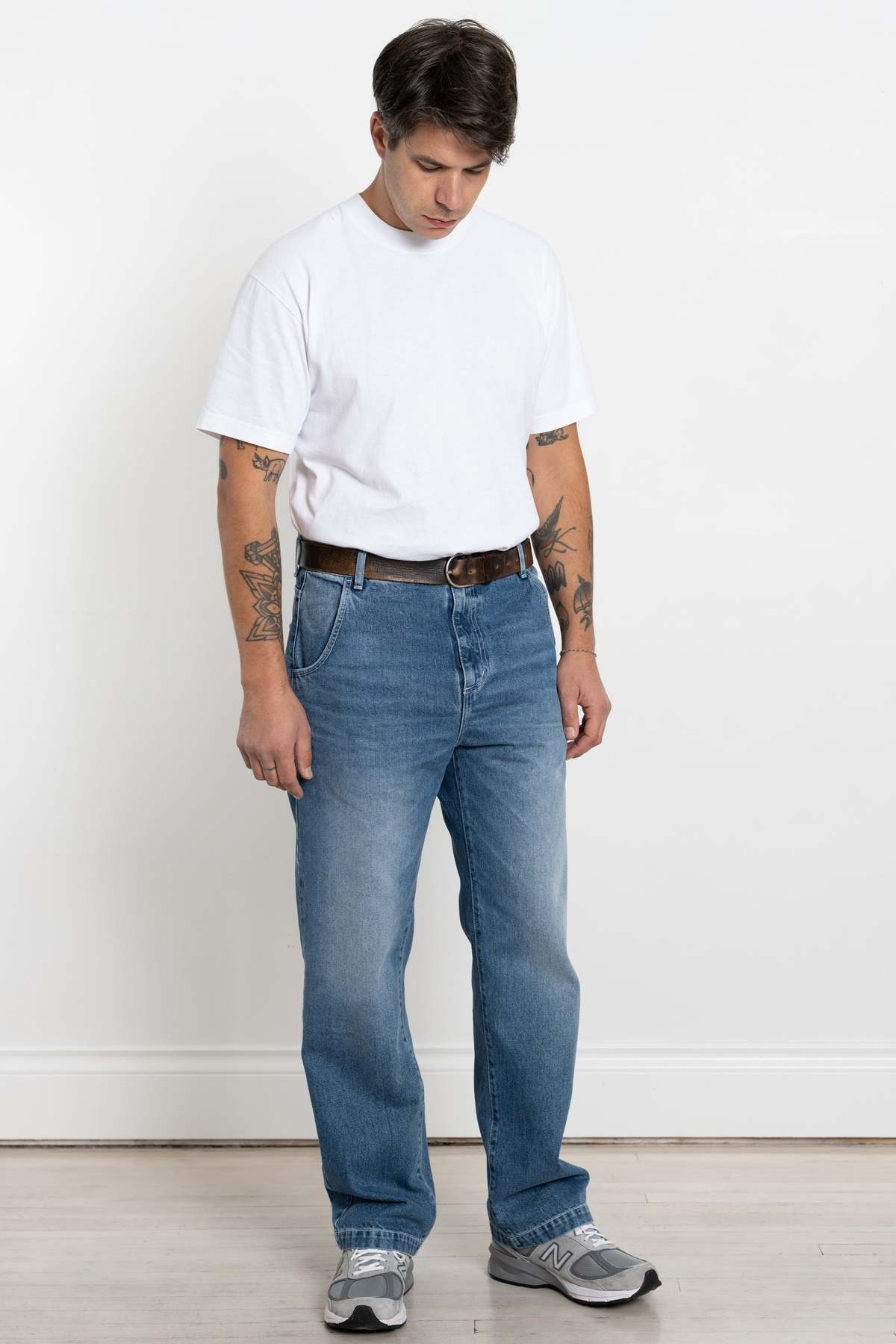 mfpen Regular Jeans (Washed Blue) mfpen Blue Regular Jeans mfpen