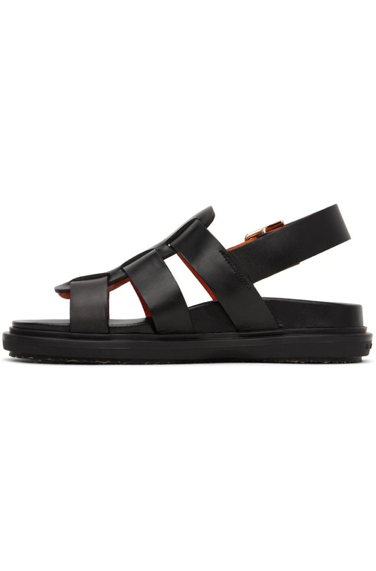 【MARNI】Fussbett Gladiator ★関税送料込み★ Marni Gladiator Fussbett Sandals - Black | Garmentory