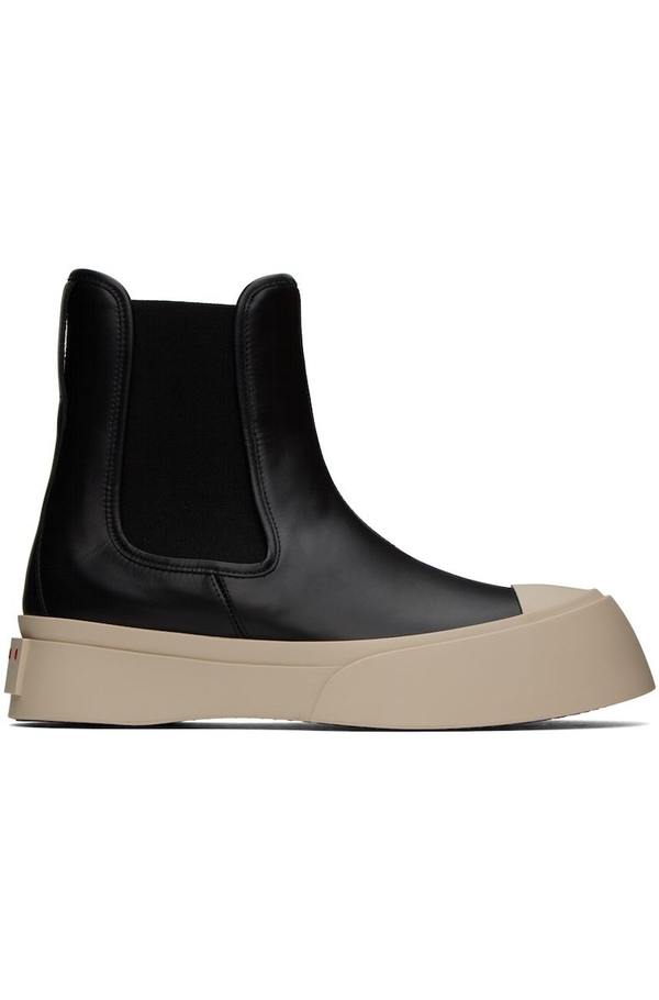 Marni Pablo Chelsea Boots - Black | Garmentory