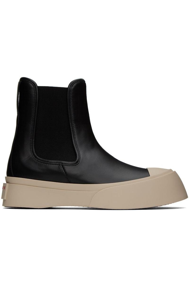 Marni Pablo Chelsea Boots - Black | Garmentory