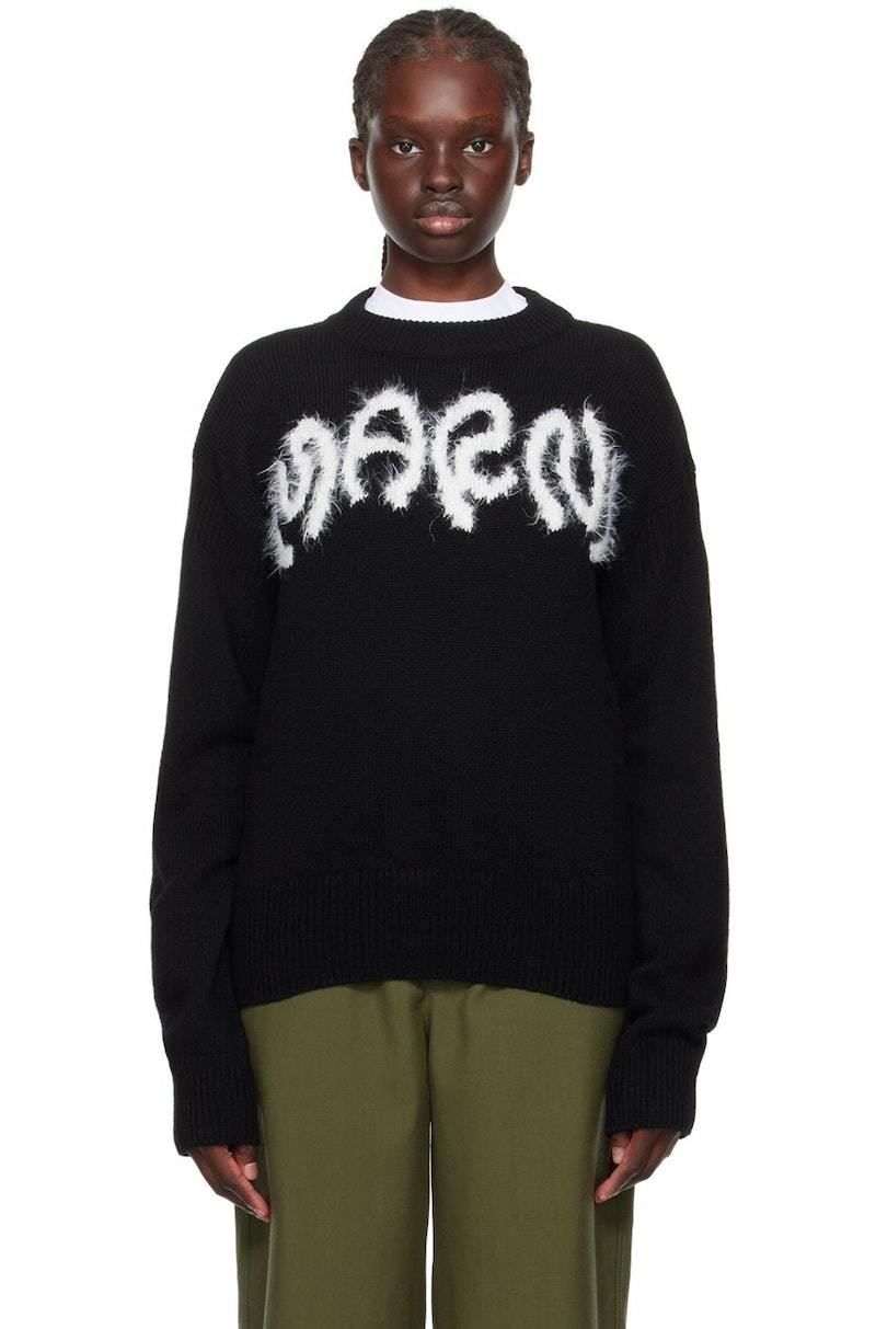 Tシャツ・カットソー MARNI Black Cashmere Sweater Marni Outlet: Sweater men - Black | Marni sweater