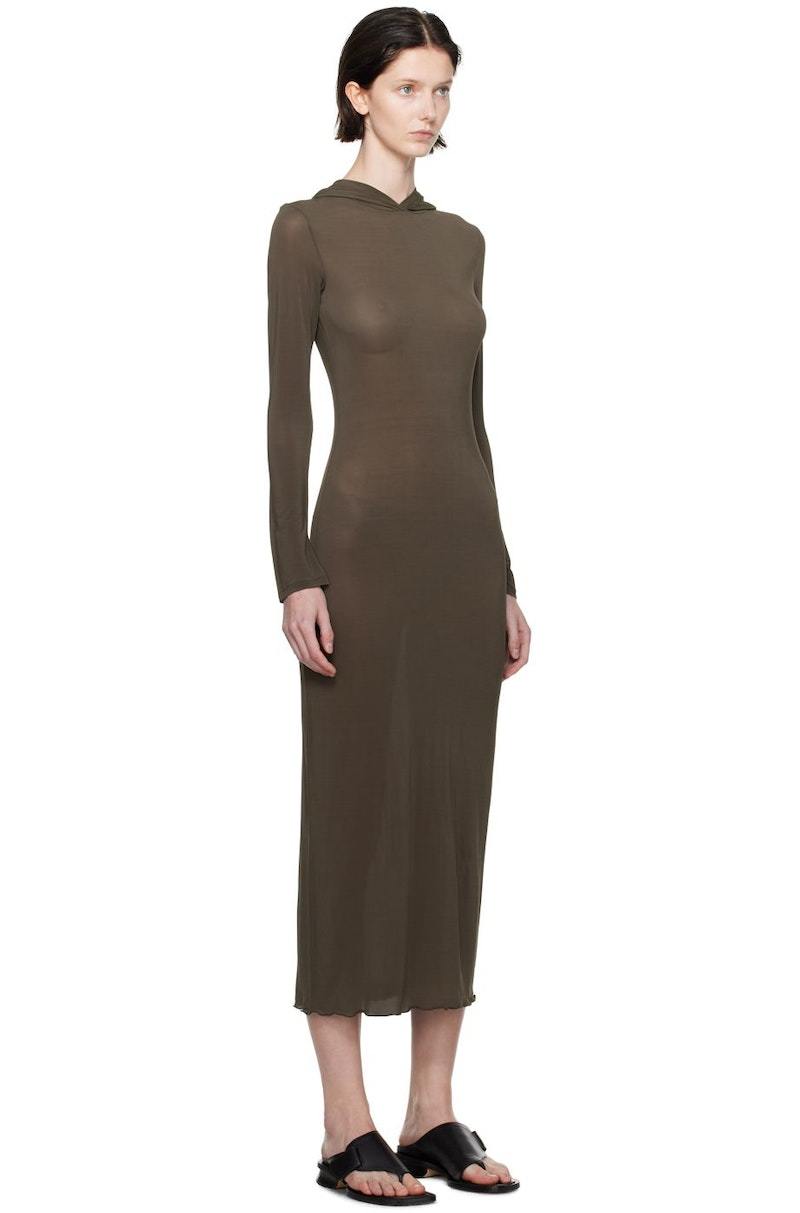 【関税込み】Paloma Wool ブラウン Mob ミディアムドレス Paloma Wool Mob Midi Dress - Brown | Garmentory